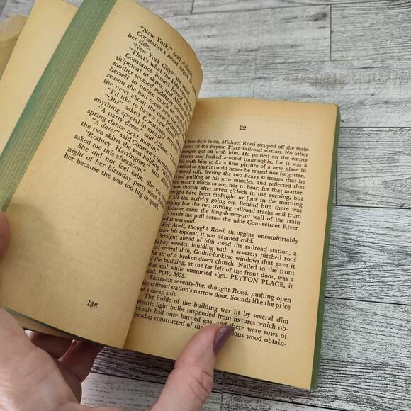 PEYTON PLACE Grace Metalious 1965 Dell 24th Printing Paperback - Picture 4 of 12